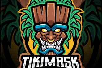 make high quality fantastic tiki logo