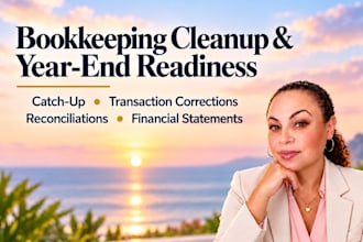 provide bookkeeping cleanup and year end readiness