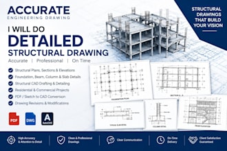 do detailed structural drawing