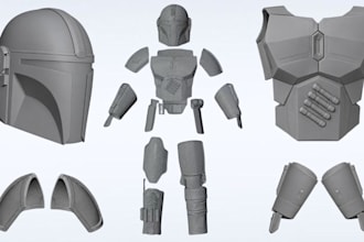 create wearable cosplay armor cosplay creation 3d mask 3d helmet cosplay props
