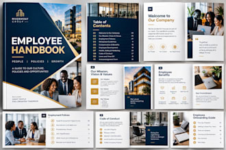 design employee handbooks, HR policy manuals and company policy documents