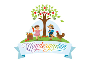 make baby shop, child care, day care, school and kids logo