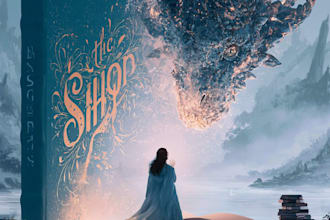 design fantasy book cover, book cover