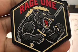manufacture custom pvc rubber patches with your logo and ship worldwide