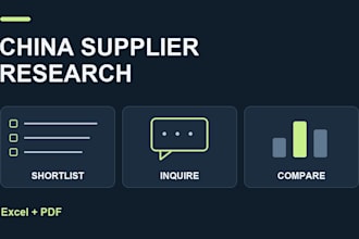 research chinese suppliers and compare prices for your product