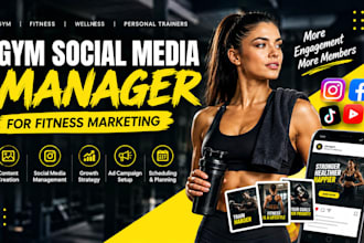 be your gym social media manager, video ads for your gym and fitness marketing