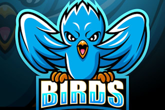 create beautiful excellent bird logo design