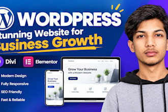 create a stunning wordpress website for your business growth