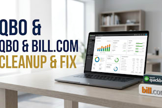 fix quickbooks online bill com sync errors and chart of accounts