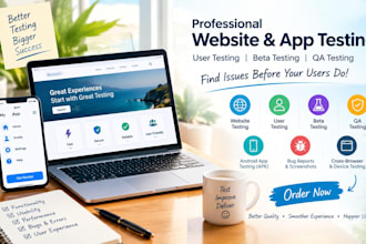 do testing beta test qa test website testing