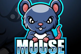 do eye catching amazing mouse logo design