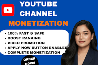 complete youtube channel monetization