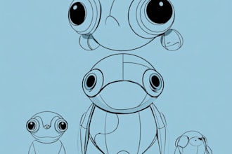 do technical drawing, line art, vector line art illustration