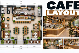 design cafe floor plans, coffee shop layouts, seating plans, counter layouts