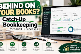 catch up overdue quickbooks online bookkeeping for small businesses