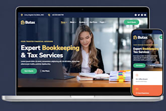 design tax website finance bookkeeping website website tax preparation webdesign