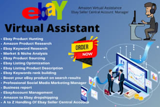 be your e commerce virtual assistant for amazon and shopify