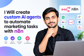 create n8n automation, ai agent, seo automation workflows