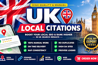 build UK business citations for local seo