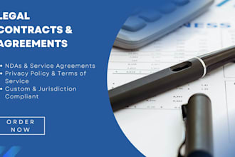 draft legal contracts nda and privacy policy
