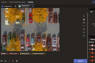 do drone survey annotation and aerial image segmentation