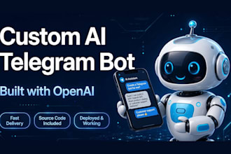 build a custom ai telegram bot with chatgpt openai integration