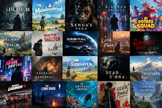 create steam capsule art, steam game key art and game banners