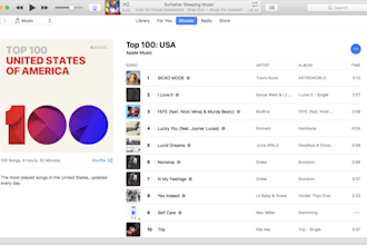 rank song on top 100 USA, UK apple music chart