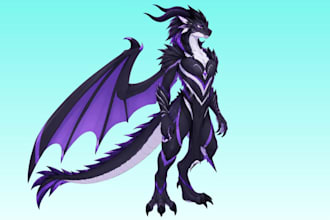 draw custom furry art for your fursona or anthro oc