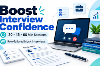 conduct mock interviews with actionable feedback