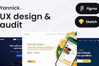 do a UX audit, user flows, wireframes and clickable prototype