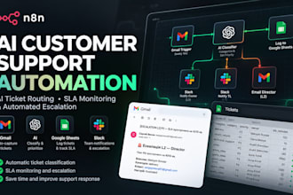 automate ai customer support with n8n