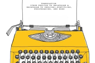 do bilingual translation in english and malayalam