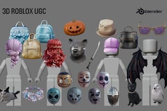 create custom roblox accessories, 3d ugc items, and avatar accessories