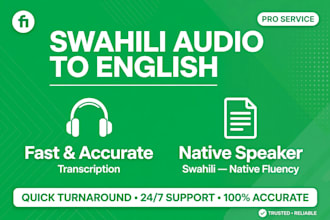 translate swahili audio to english accurately