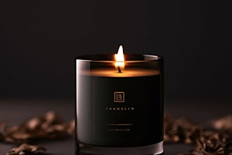 design luxury candle packaging and branding