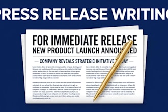 write a professional press release for your business launch