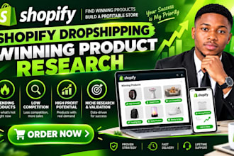 find winning shopify dropshipping products with product research