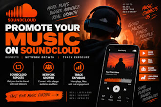 promote your music on soundcloud with reposts, network growth and track exposure