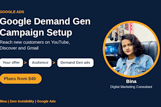 set up a google demand gen campaign for youtube and discover