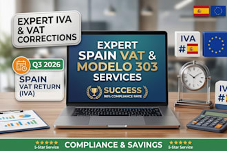 file spain q3 vat return, modelo 303, iva and vat corrections