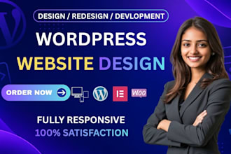 design and redesign a responsive wordpress website