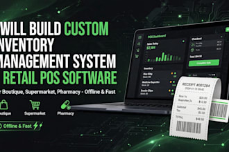 build custom inventory management system and retail pos software