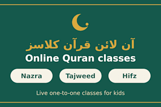 teach quran reading and noorani qaida online