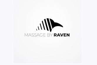 design therapeutic relaxing massage therapy logo
