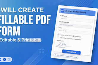 create fillable PDF forms, convert documents and do accurate data entry