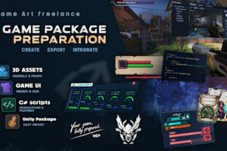 build unity packages ready to use for your game