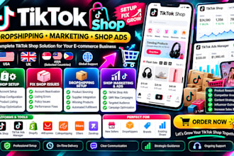 setup tiktok shop fix tiktok dropshipping tiktok shop marketing, tiktok shop ads