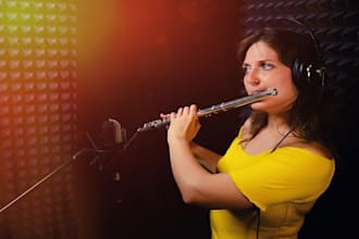 record live flute, accordion, mellophone and cornett for your song