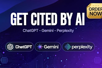 get your brand cited by chatgpt, gemini and perplexity